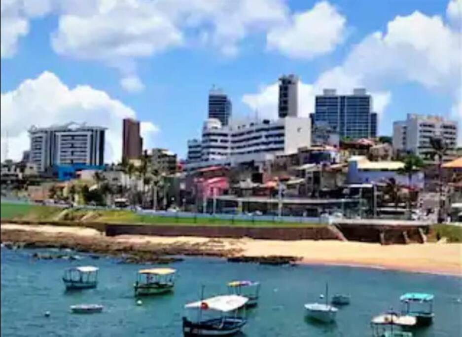Vista Mar Nascente, Dois Quartos, Novo, No Melhor Do Rio Vermelho, Condominio Club, 1103 Salvador Exterior foto